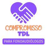 Logo compromisso tdl para fonoaudiólogos